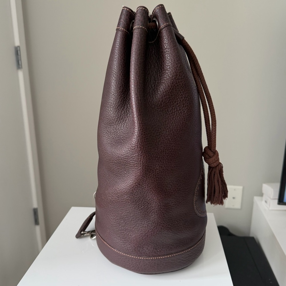 Hermès Perforated H Matelo Slingbag Backpack in Brown Leather - Picture 3 of 16